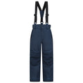 Dark Blue - Front - Mountain Warehouse Childrens-Kids Falcon Extreme Ski Trousers