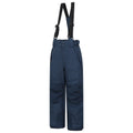 Dark Blue - Side - Mountain Warehouse Childrens-Kids Falcon Extreme Ski Trousers