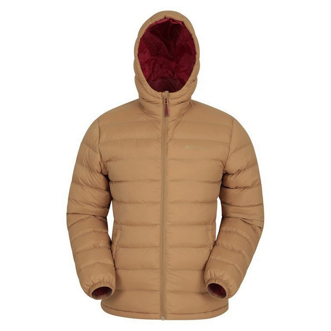 Tan - Front - Mountain Warehouse Mens Seasons Padded Jacket