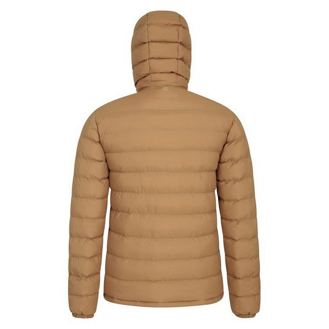 Tan - Back - Mountain Warehouse Mens Seasons Padded Jacket