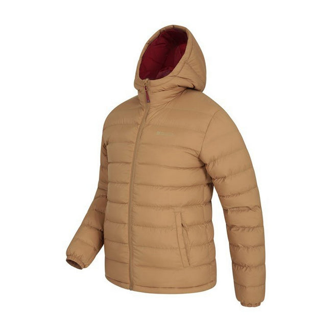 Tan - Side - Mountain Warehouse Mens Seasons Padded Jacket