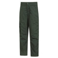 Khaki Green - Side - Mountain Warehouse Childrens-Kids Trek Winter Hiking Trousers