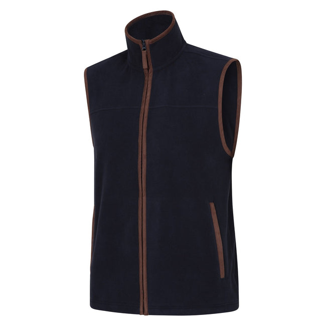 Navy - Side - Mountain Warehouse Mens Rove Fleece Gilet