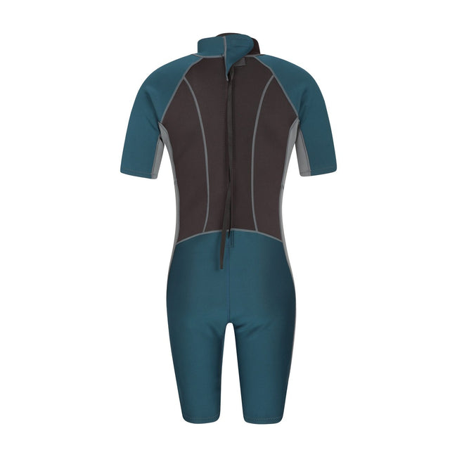Dark Grey - Back - Mountain Warehouse Mens Shorty Wetsuit