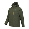 Green - Side - Mountain Warehouse Mens Brisk Extreme Waterproof Jacket