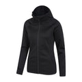 Black - Side - Mountain Warehouse Womens-Ladies Dynamic Chakra IsoCool Full Zip Hoodie