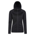Black - Front - Mountain Warehouse Womens-Ladies Dynamic Chakra IsoCool Full Zip Hoodie