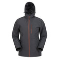 Dark Grey - Front - Mountain Warehouse Mens Brisk Extreme Waterproof Jacket