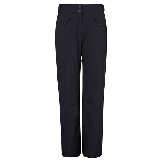 Black - Front - Mountain Warehouse Womens-Ladies Isola Extreme RECCO Ski Trousers