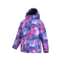 Purple - Side - Mountain Warehouse Childrens-Kids Snowdrop Ski Jacket