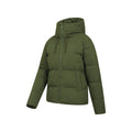 Khaki Green - Side - Mountain Warehouse Womens-Ladies Cosy Extreme Short Down Jacket