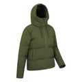 Khaki Green - Lifestyle - Mountain Warehouse Womens-Ladies Cosy Extreme Short Down Jacket