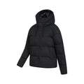 Black - Side - Mountain Warehouse Womens-Ladies Cosy Extreme Short Down Jacket