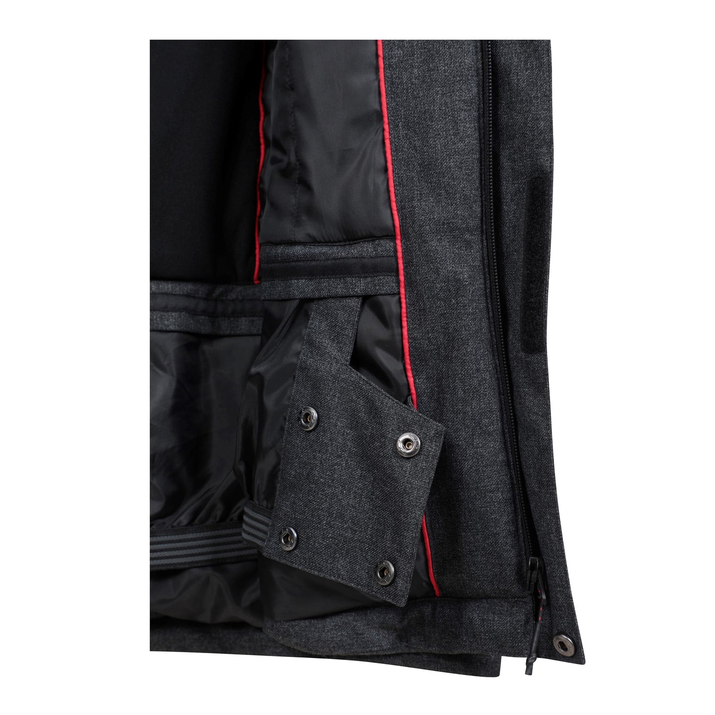 Grey - Pack Shot - Mountain Warehouse Mens Comet II Ski Jacket