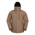 Tan - Front - Mountain Warehouse Mens Comet II Ski Jacket