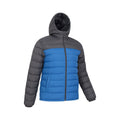 Blue - Side - Mountain Warehouse Mens Seasons II Padded Jacket