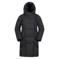 Black - Front - Mountain Warehouse Womens-Ladies Cosy Extreme II Wrap Down Jacket