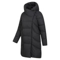 Black - Side - Mountain Warehouse Womens-Ladies Cosy Extreme II Wrap Down Jacket