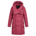 Burgundy - Lifestyle - Mountain Warehouse Womens-Ladies Cosy Extreme II Wrap Down Jacket