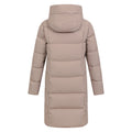 Taupe - Back - Mountain Warehouse Womens-Ladies Cosy Extreme II Wrap Down Jacket