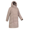 Taupe - Lifestyle - Mountain Warehouse Womens-Ladies Cosy Extreme II Wrap Down Jacket
