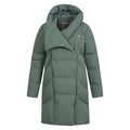 Khaki Green - Pack Shot - Mountain Warehouse Womens-Ladies Cosy Extreme II Wrap Down Jacket