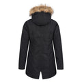 Black - Back - Mountain Warehouse Womens-Ladies Tarka II Long Padded Jacket