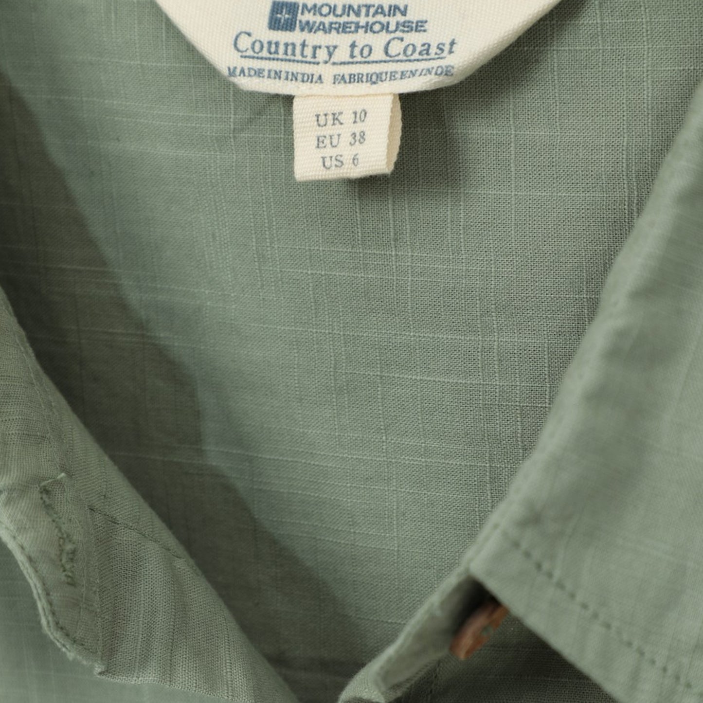 Light Khaki - Pack Shot - Mountain Warehouse Womens-Ladies Coconut Short-Sleeved Shirt