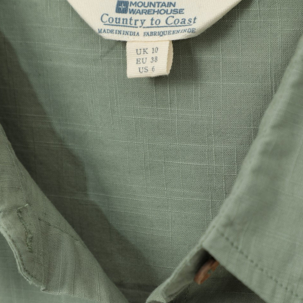 Light Khaki - Pack Shot - Mountain Warehouse Womens-Ladies Coconut Short-Sleeved Shirt