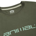 Khaki Green - Side - Animal Mens Classico Logo Organic Long-Sleeved T-Shirt