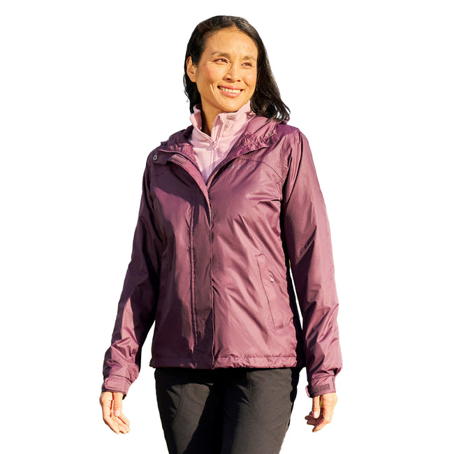 Dark Purple - Pack Shot - Mountain Warehouse Womens-Ladies Torrent Waterproof Jacket