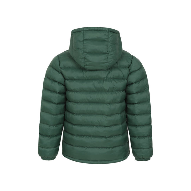 Khaki Green - Back - Mountain Warehouse Childrens-Kids Seasons II Padded Jacket