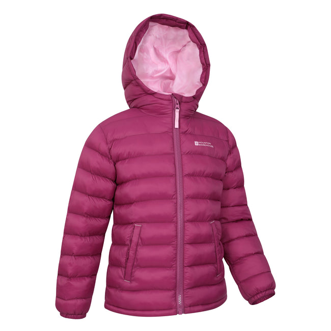 Dark Pink - Lifestyle - Mountain Warehouse Childrens-Kids Seasons II Padded Jacket
