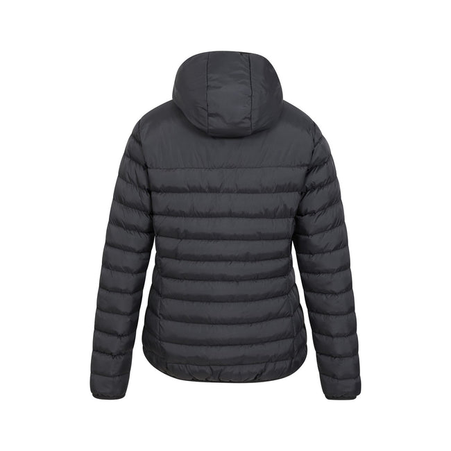 Black - Back - Mountain Warehouse Womens-Ladies Faux Fur Lined Padded Jacket