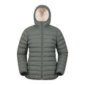 Khaki Green - Front - Mountain Warehouse Womens-Ladies Faux Fur Lined Padded Jacket