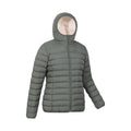 Khaki Green - Lifestyle - Mountain Warehouse Womens-Ladies Faux Fur Lined Padded Jacket