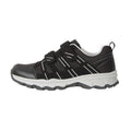 Jet Black - Side - Mountain Warehouse Childrens-Kids Cannonball Walking Shoes