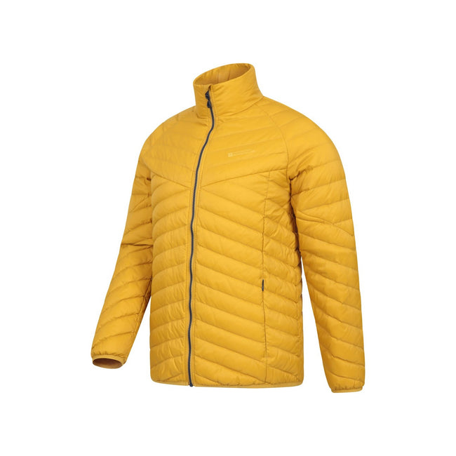 Yellow - Side - Mountain Warehouse Mens Stoke Extreme Down Padded Jacket