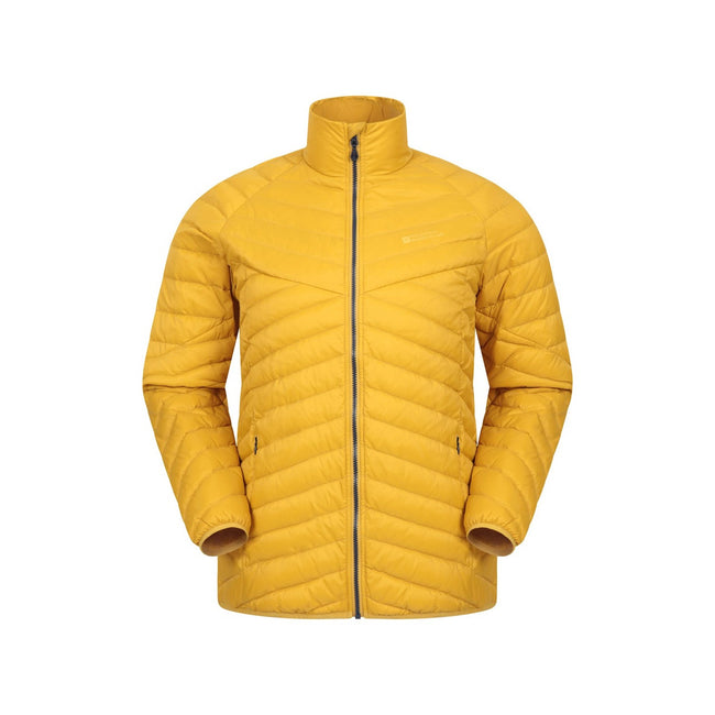 Yellow - Front - Mountain Warehouse Mens Stoke Extreme Down Padded Jacket