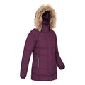 Purple - Lifestyle - Mountain Warehouse Womens-Ladies Isla II Long Down Jacket