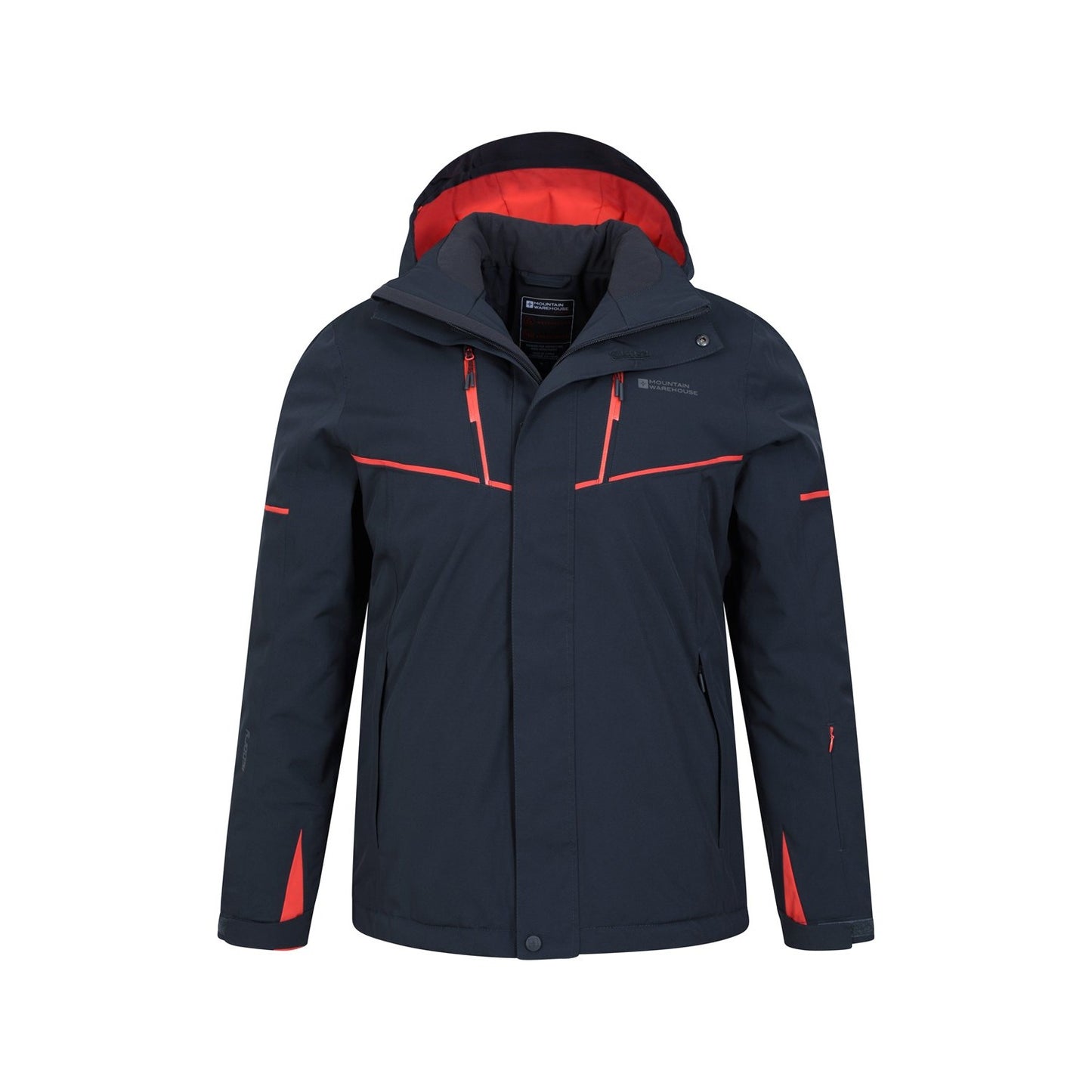 Grey - Pack Shot - Mountain Warehouse Mens Galactic III Extreme Ski Jacket