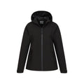 Black - Pack Shot - Mountain Warehouse Womens-Ladies Vancouver II Waterproof Jacket