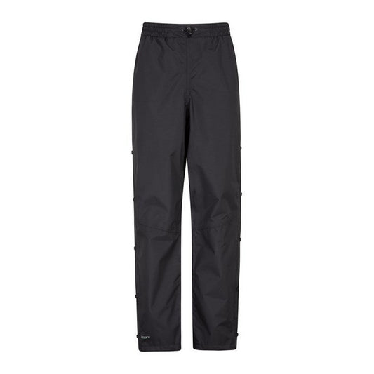 Black - Front - Mountain Warehouse Womens-Ladies Downpour Waterproof Trousers