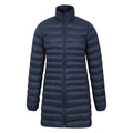 Navy - Close up - Mountain Warehouse Womens-Ladies Alaskan Long 3 In 1 Jacket