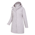 Light Beige - Side - Mountain Warehouse Womens-Ladies Alaskan Long 3 In 1 Jacket