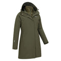 Khaki Green - Lifestyle - Mountain Warehouse Womens-Ladies Alaskan Long 3 In 1 Jacket