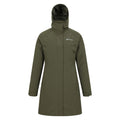 Khaki Green - Pack Shot - Mountain Warehouse Womens-Ladies Alaskan Long 3 In 1 Jacket