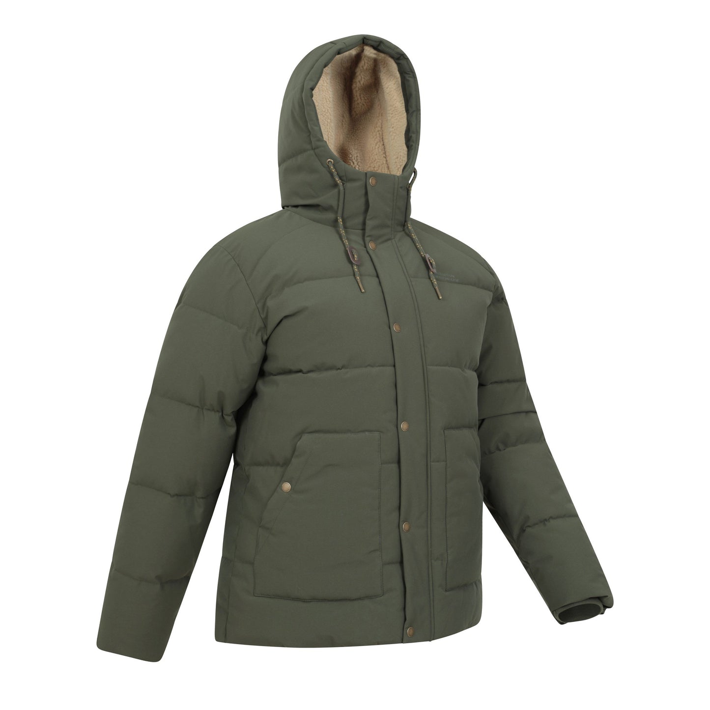 Khaki Green - Lifestyle - Mountain Warehouse Mens Manta Padded Jacket