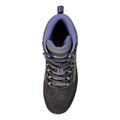 Grey-Charcoal-Purple - Pack Shot - Mountain Warehouse Womens-Ladies Storm Suede Walking Boots