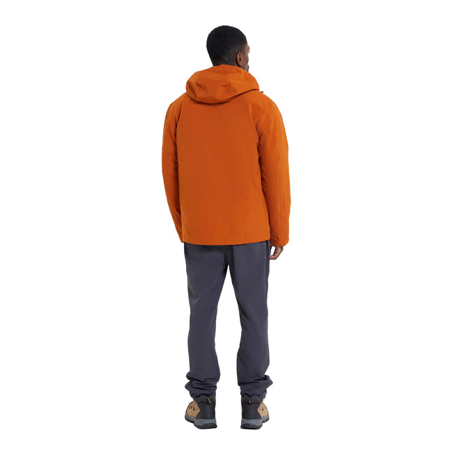 Rust - Back - Mountain Warehouse Mens Wetlands 3 in 1 Waterproof Jacket